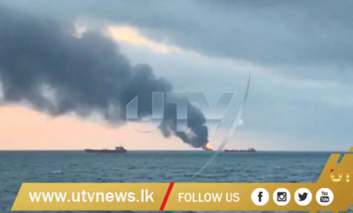 Russian rescue amid deadly blaze on two cargo ships off Crimea