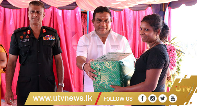 New domestic sanitary facilities for low income families in Jaffna