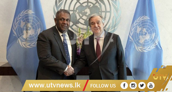UN offers support for Sri Lanka’s reconciliation and sustainable development agenda