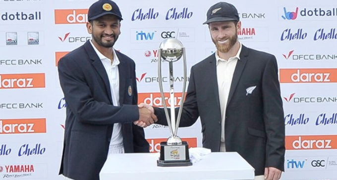 පළමු ටෙස්ට් තරගයේ කාසියේ වාසිය නවසීලන්තයට