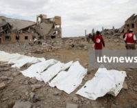 Yemen war: More than 100 dead in Saudi-led strike, says Red Cross