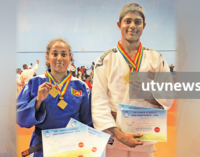 Sakindu and Yameena judo champions