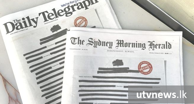 Australian newspapers black out front pages in ‘secrecy’ protest