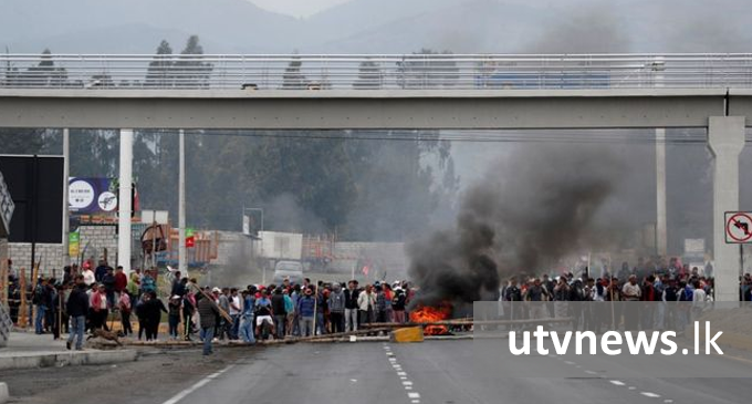 Ecuador protests: Indigenous groups block highways as protests continue