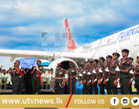 Remains of Lankan UN Peacekeepers accepted amidst Military Honours at BIA